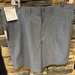 Stylish men’s‎ grey hybrid, swim shorts from Goodfellow Company